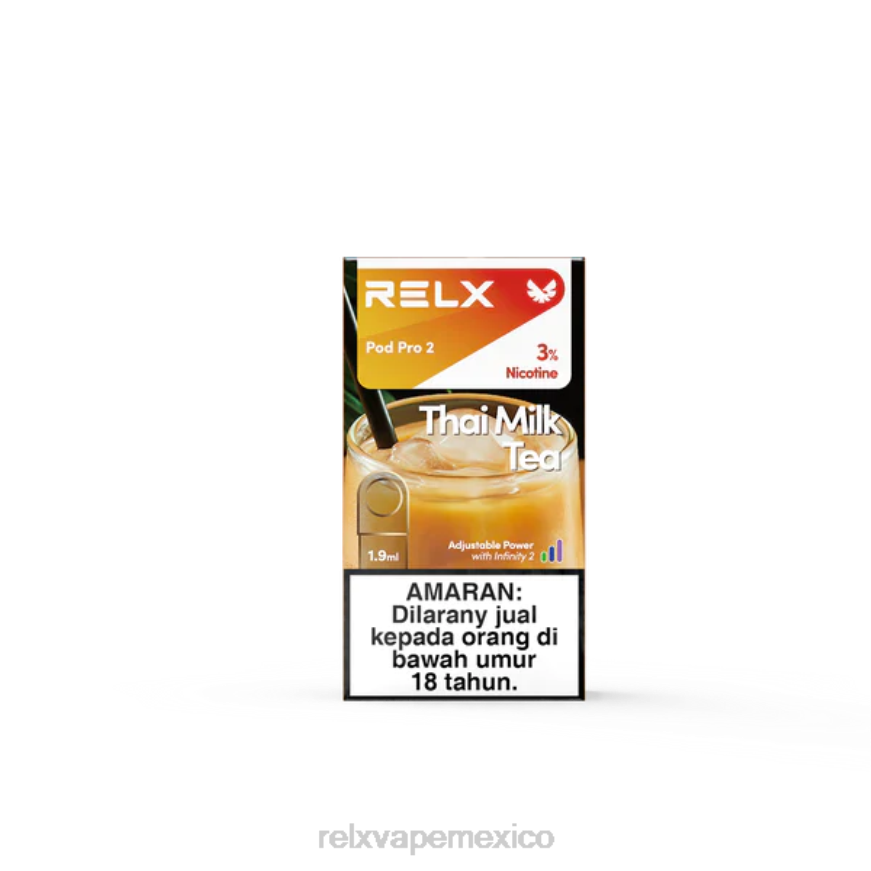 RELX pod pro 2 - 3 cápsulas té con leche tailandés F4686F117 - RELX Mexico