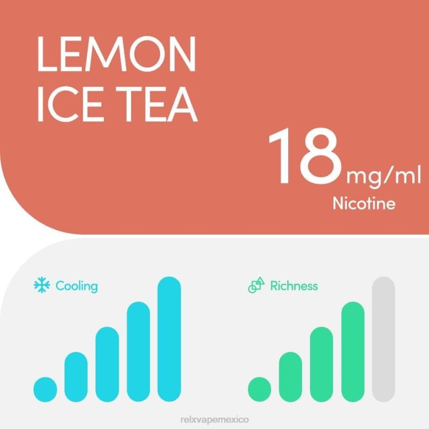 RELX vaina pro - 2 vainas té helado de limón F4686F12 - RELX Vape Precio