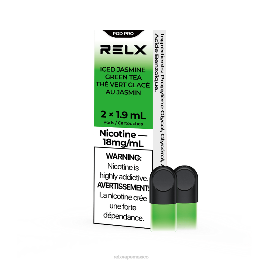 RELX vaina pro - 2 vainas té verde jazmín helado F4686F13 - RELX Tiendas