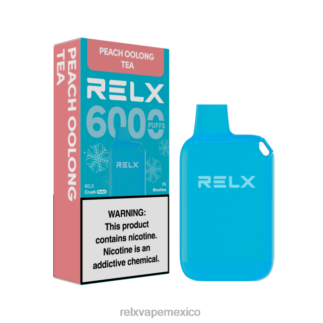 RELX Vape Mexico - RELX Crush Pocket 6000 helado té oolong de durazno 6006J10