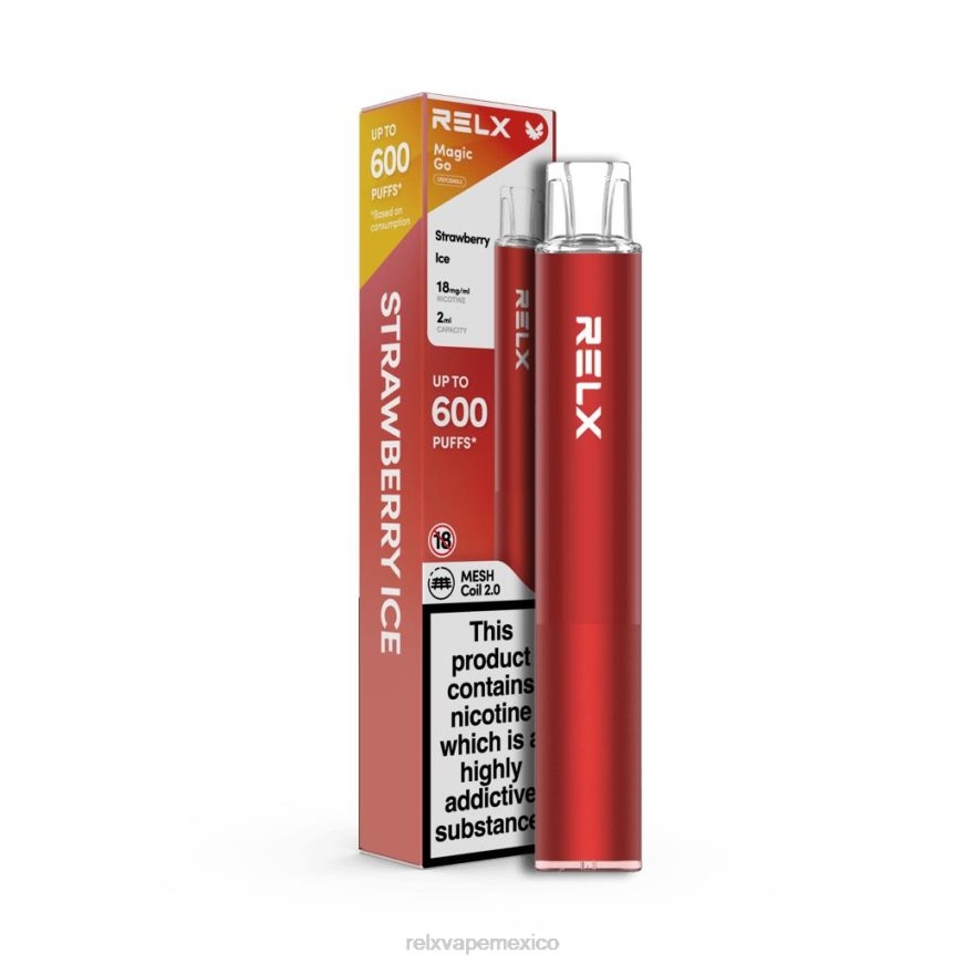 RELX MagicGo ga600 hielo de fresa F4686F51 - Vaporizador RELX Precio